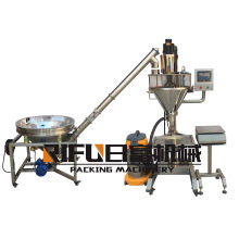 Semi auto whey protein powder filling packing machine